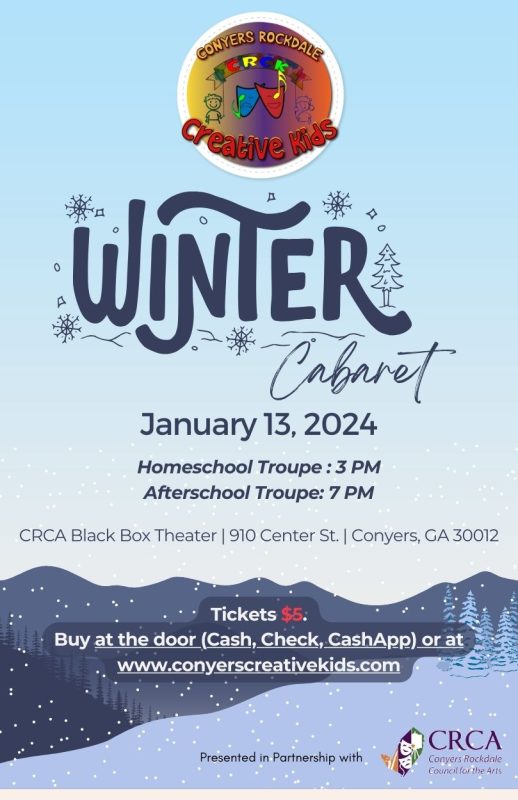 Conyers Rockdale Creative Kids Winter Cabaret